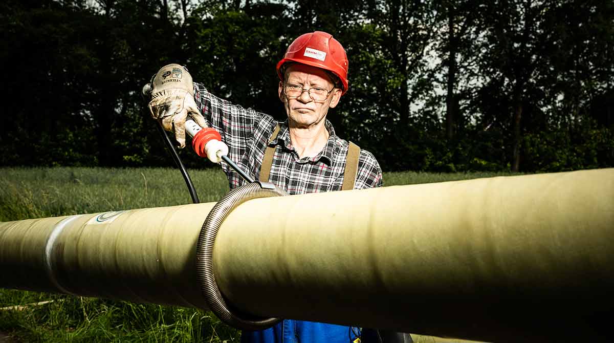 Horsthemke Bohrtechik bei der Ausführung einer Horizontalbohrung